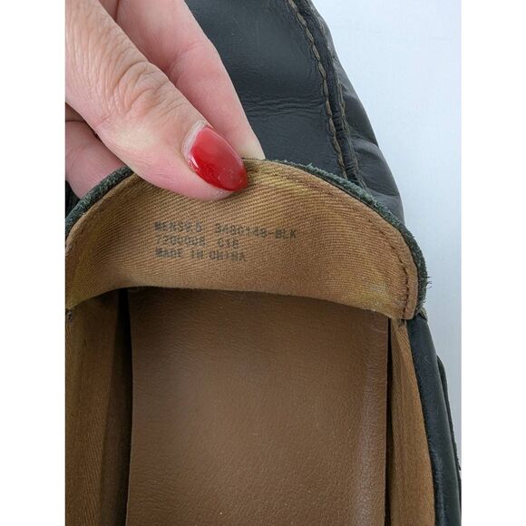 Frye Shoes Mens 9.5 Black Leather Casual Driving‎ Loafers